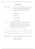 NR507 Week 8 Final Exam ( Version 1) / NR 507 Week 8 Final Exam (Newest 2020): Advanced Pathophysiology: Chamberlain College of Nursing | ( 100% Verified Answers by Chamberlain Expert)	