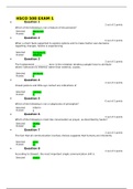 HSCO 508 EXAM 1 (version 2) Latest 2022/2023; Attempt score 94/100.