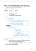 Samenvatting Macro- en internationale economie KUL Antwerpen 2019-2020