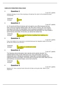 NURS 6551 Final Exam / NURS6551 Final Exam : Q & A Verified Answers 100% correct