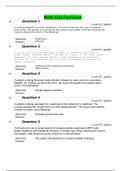 NURS 6521 FINAL EXAM (2 VERSIONS, 2020), NURS 6521 MIDTERM EXAM (2 VERSIONS, 2020) (100 Q & A IN EACH VERSION), NURS 6521 WEEK 1, 2, 3, 4, 5, 6, 7, 8,  9, 10 & 11QUIZ (LATEST): ADVANCED PHARMACOLOGY (ALL CORRECT ANSWER & RECEIVED SCORE 100%)