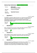 NURS 6640 Midterm Exam (Version-3, 75 Q & A, 2020) / NURS6640N Midterm Exam (Received Score 100%)