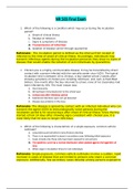 NR 503 Epidemiology Final Exam ( Version 2) / NR503 Final Exam: Population Health, Epidemiology & Statistical Principles: Chamberlain College Of Nursing | 100 % VERIFIED ANSWERS, GRADE A