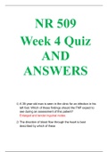 NR509 / NR 509 Midterm Exam (Latest ): Advanced Physical Assessment - Chamberlain