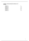 GZW1026 - Introductie statistische methoden - Alle Seminairs