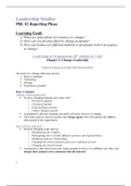 Leadership Studies PBL #2 (Reporting Phase): Managing Change