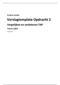 Vergelijken en verbeteren TAP (Aviation - IO - 2OPS)