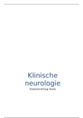 Samenvatting leerboek Klinische Neurologie - Kuks en Snoek