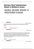 NURS6639 MIDTERM EXAM WELL SET ATTEMPT 66 OUT OF 75