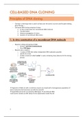 Summary Fundamentals of Gene and Genome Technology