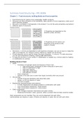 Summary Food Structuring - Complete course content (grade: 8.5)