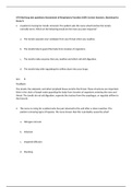 ATI Med Surg test questions Assessment of Respiratory Function 100% Correct Answers, Download to Score A