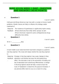 NURS 6512N WEEK 1 QUIZ – QUESTION AND ANSWERS (ALREADY GRADED A)