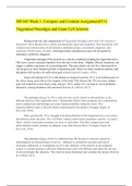 Chamberlain College of Nursing : NR603 Week 1 Compare & Contrast Assignment / NR 603 Week 1 Compare & Contrast Assignment : Trigeminal Neuralgia & Giant Cell Arteritis (NEW, 2020)(