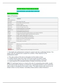 Chamberlain College of Nursing : NR 507 Week 7 Quiz Study Guide / NR507 Week 7 Quiz Study Guide (LATEST, 2020)(All Correct , Download to score A)