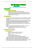 Chamberlain College of Nursing : NR 507 Week 7 Outline_Notes_ Study Guide / NR507 Week 7 Outline_Notes_ Study Guide (LATEST, 2020)(All Correct , Download to score A)