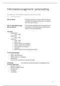 Samenvatting Informatiemanagement: 2e bachelor