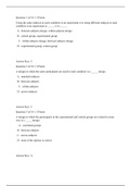 PSYC 501 Quiz 3 – Question and Answers