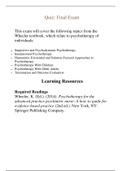 Psychotherapy for the Advanced Practice Psychiatric Nurse_2nd Edition | Wheeler TB Psychotherapy for the Advanced Practice Psychiatric Nurse Test Bank. Download to Score A.