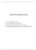 NURS 6541 Midterm Exam