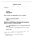 Complete samenvatting HRM: Human Resource Management