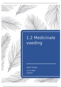 blokopdracht 1.2 medicinale voeding