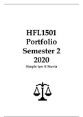 HFL1501 PORTFOLIO (sem2,2020) distinction guaranteed!