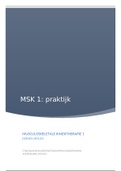 Samenvatting MSK1 praktijk 2020-2021