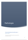 Samenvatting MSK1 pathologie 2020-2021