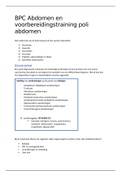 Trainingen skillslab: BPC Abdomen