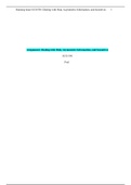 Case Study-Dealing with Risk and Uncertainty | Assignment: Dealing with Risk, Asymmetric Information, and Incentives ECO 550; complete guide_latest summer 2020.