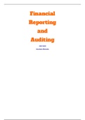Financial Reporting & Auditing  