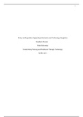 NURS 6051 - Policy and Regulation Supporting Informatics and Technology Integration