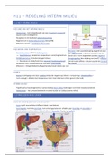 Samenvatting Nectar vwo 5 h11/12 intern milieu en hormonen