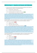 HESI EXIT EXAM 2, 3 & 4 QUESTIONS AND ASWERS