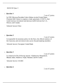 BUIS 303 QUIZ 3 (Version 2), BUSI 303 INTERNATIONAL BUSINESS, Verified Correct Answers