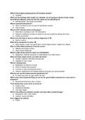 Community Nursing Final Exam Review Sheet