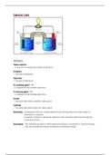 Grade 12 IEB Physical Sciences - Galvanic Cells Notes (Chemistry Section F 3)