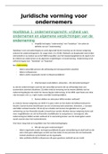 samenvatting juridische vorming voor ondernemers: 2019-2020