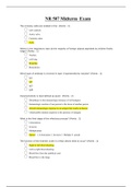 NR 507 Week 4 Midterm Exam / NR507 Week 4 Midterm Exam :Advanced Pathophysiology:Chamberlain College of Nursing (2020/21, All Correct)