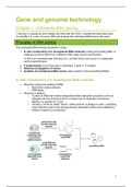 samenvatting gene and genome