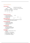 Samenvatting Organische chemie H2: Nomenclatuur, ISBN: 9789045555713  Biochemie