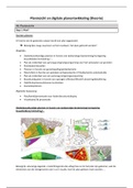 Samenvatting theorie planinzicht & digitale planontwikkeling