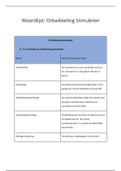 Woordenlijst - Ontwikkeling Stimuleren