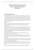 BUS 599  Organizational Plan