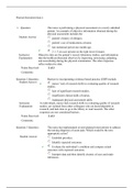 NR 509 Physical Assessment Quiz 1- Questions and Answers