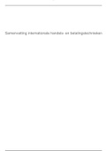 internationale handels- en betalingstechnieken samenvatting