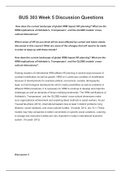 Â BUS 303 Week 5 Discussion Questions   Â    Â How does the current landscape of global HRM impact HR planning? What are the HRM implications of Hofstedeâ€™s, Trompenaarsâ€™, and the GLOBE modelsâ€™ cross-cultural dimensions?   Â    Which areas of HR do y