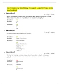 NURS 6531N MIDTERM EXAM 1 – QUESTION AND ANSWERS (LATEST SOLUTION)