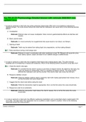 Key RN 46 C9 Pharmacology Detailed Answer with rationale 2020/2021 new updated docs 